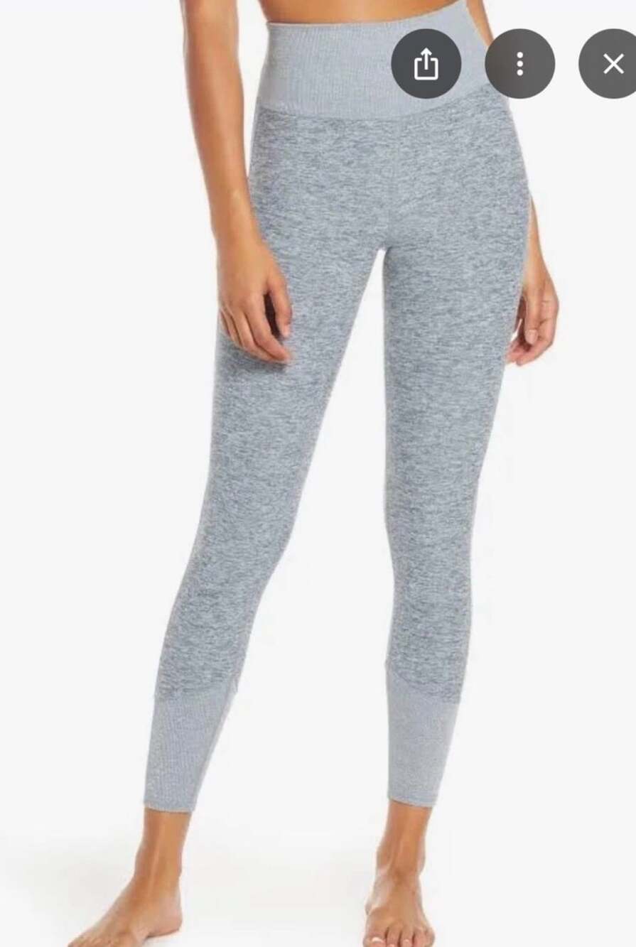 Alo Yoga High-Waist Lounge Legging Grey Heather Size Small